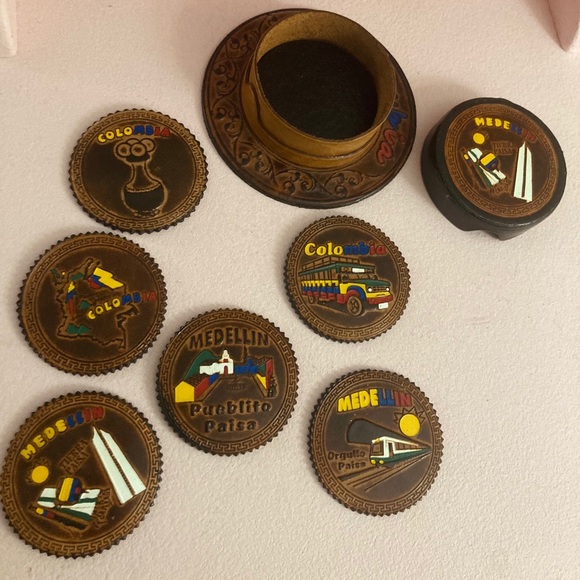 Handmade Coasters from Colombia